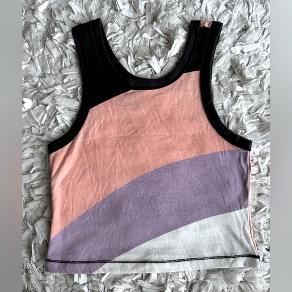 NWOT Free People FP Movement Back to Basics Colorblock Tank Top - Picture 4 of 5